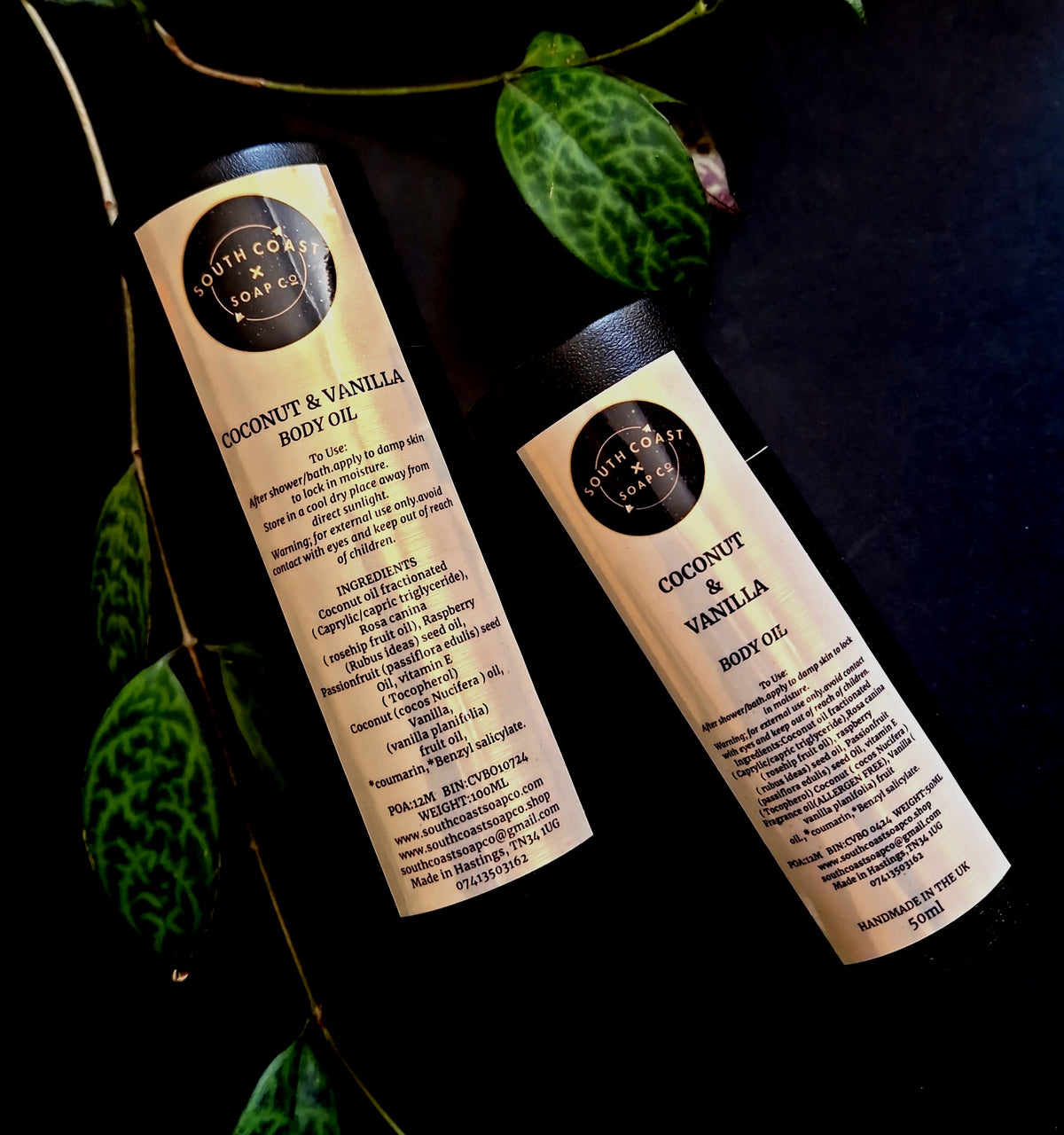 COCONUT & VANILLA BODY OIL