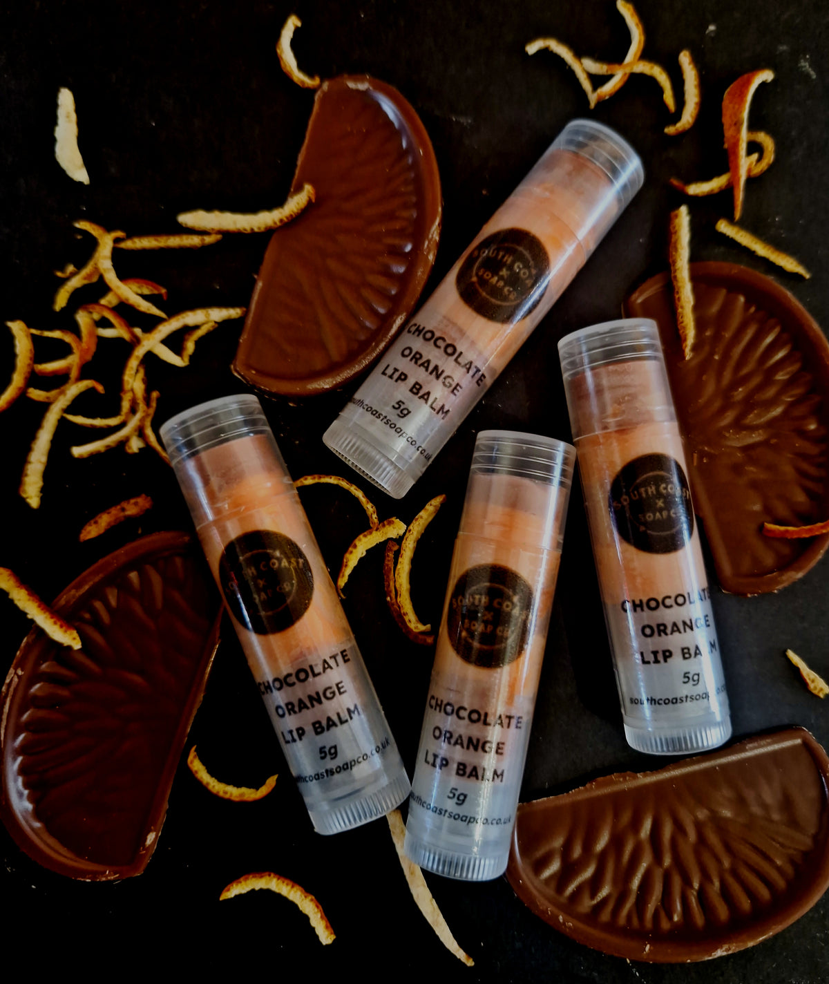 CHOCOLATE ORANGE LIP BALM