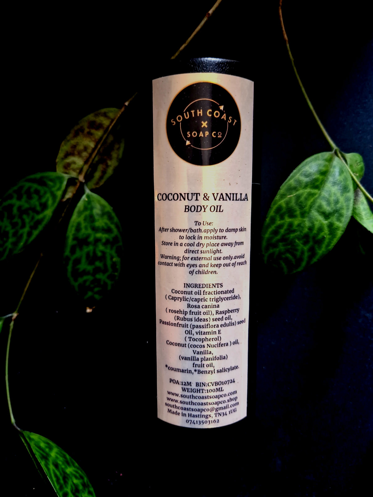 COCONUT & VANILLA BODY OIL
