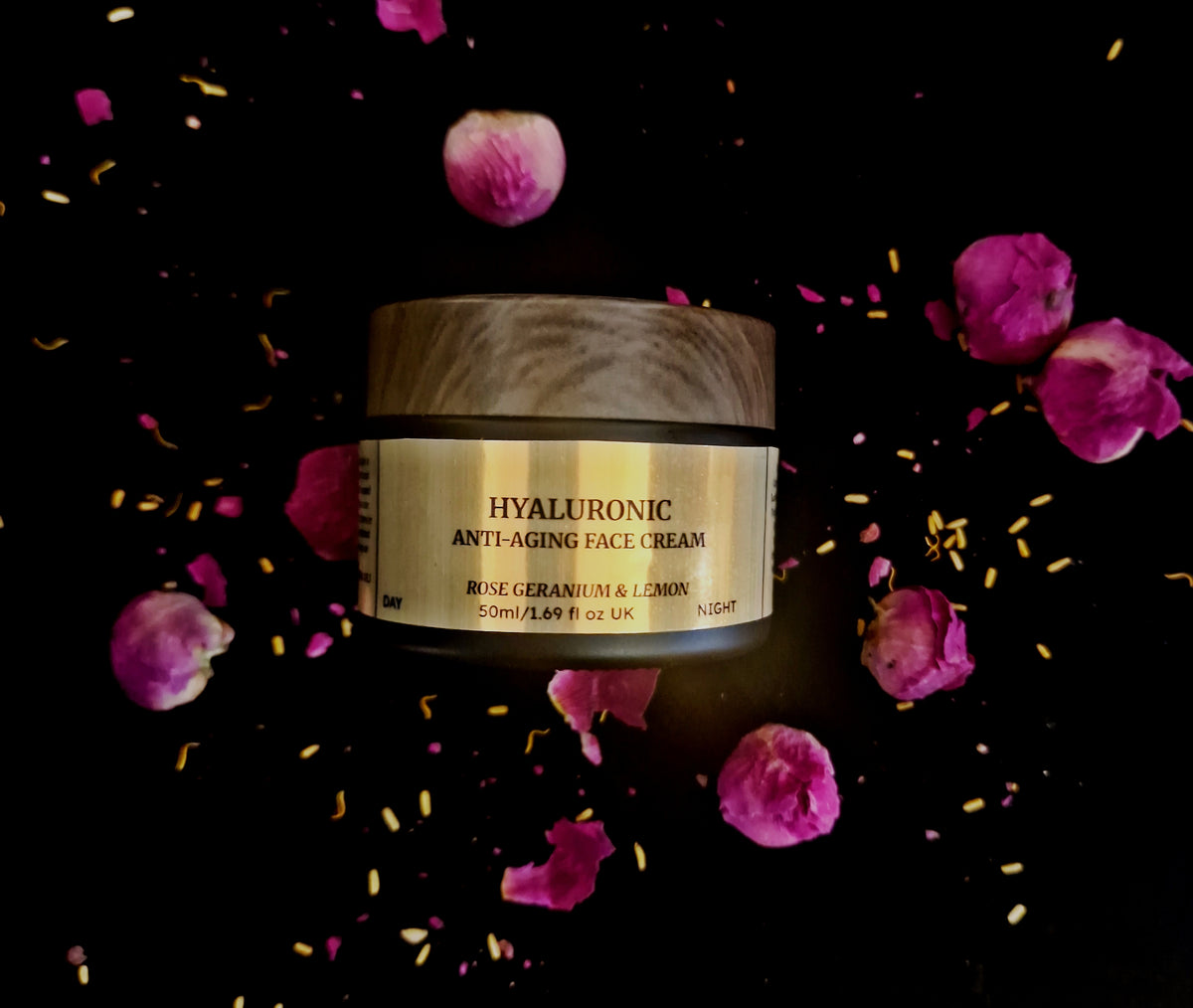 ROSE GERANIUM & LEMON HYAURONIC ACID FACE CREAM