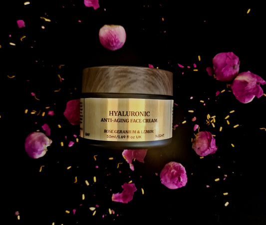 ROSE GERANIUM & LEMON HYAURONIC ACID FACE CREAM