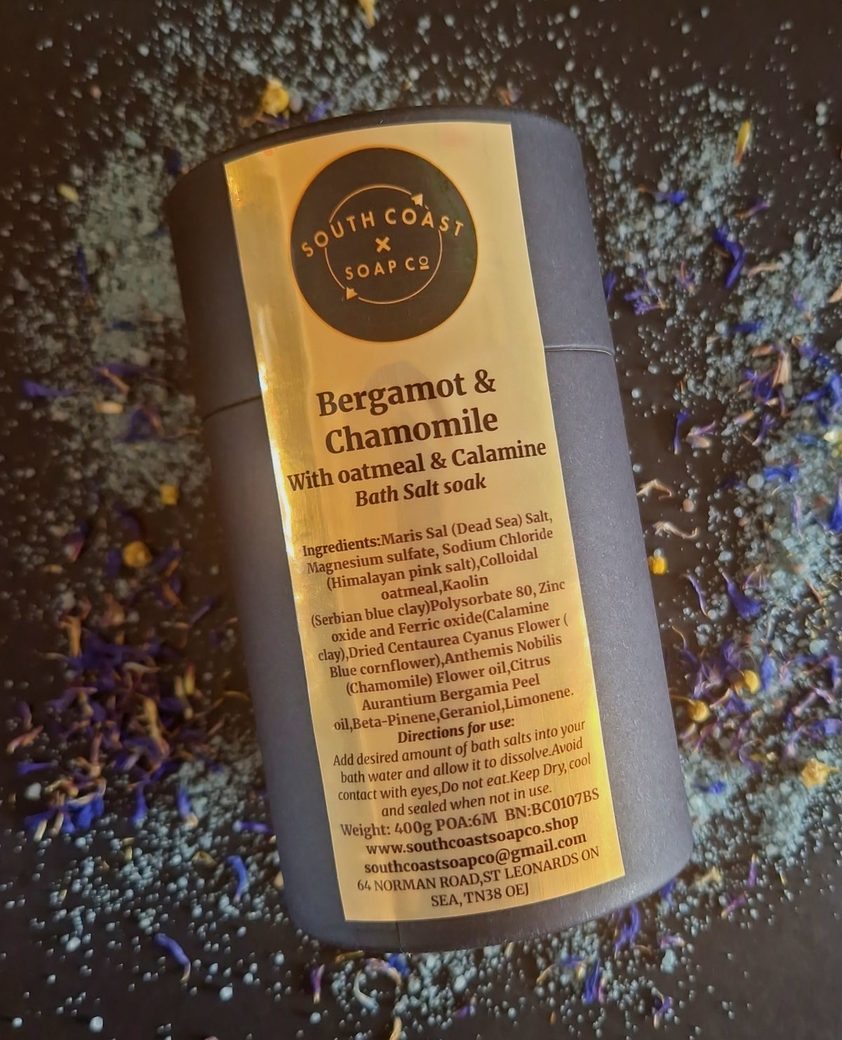 BERGAMOT & CHAMOMILE BATH SALTS