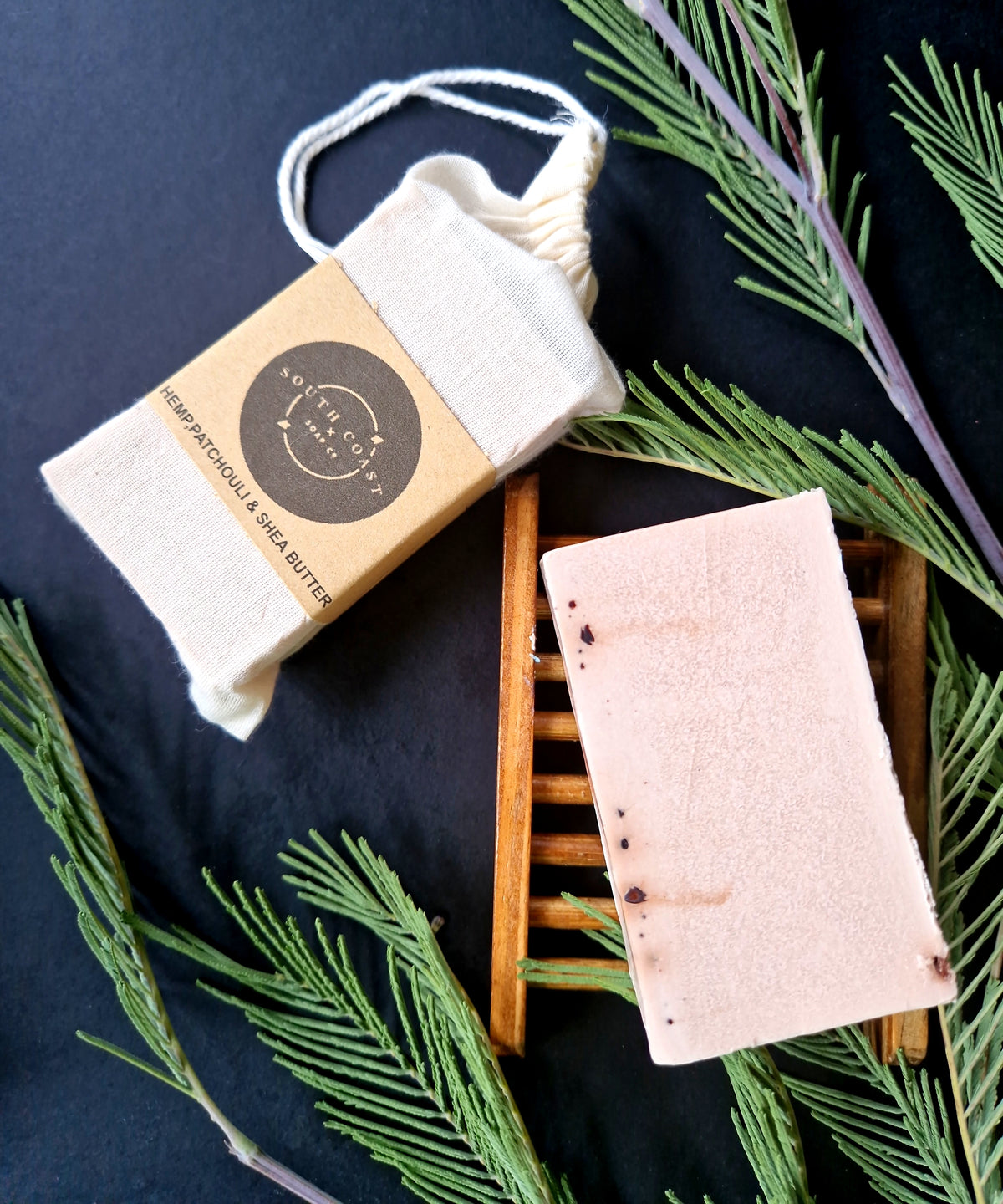 HEMP, PATCHOULI & SHEA BUTTER SOAP