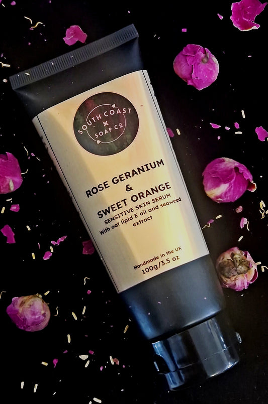 ROSE GERANIUM & SWEET ORANGE SENSITIVE SKIN FACE AND BODY CREAM