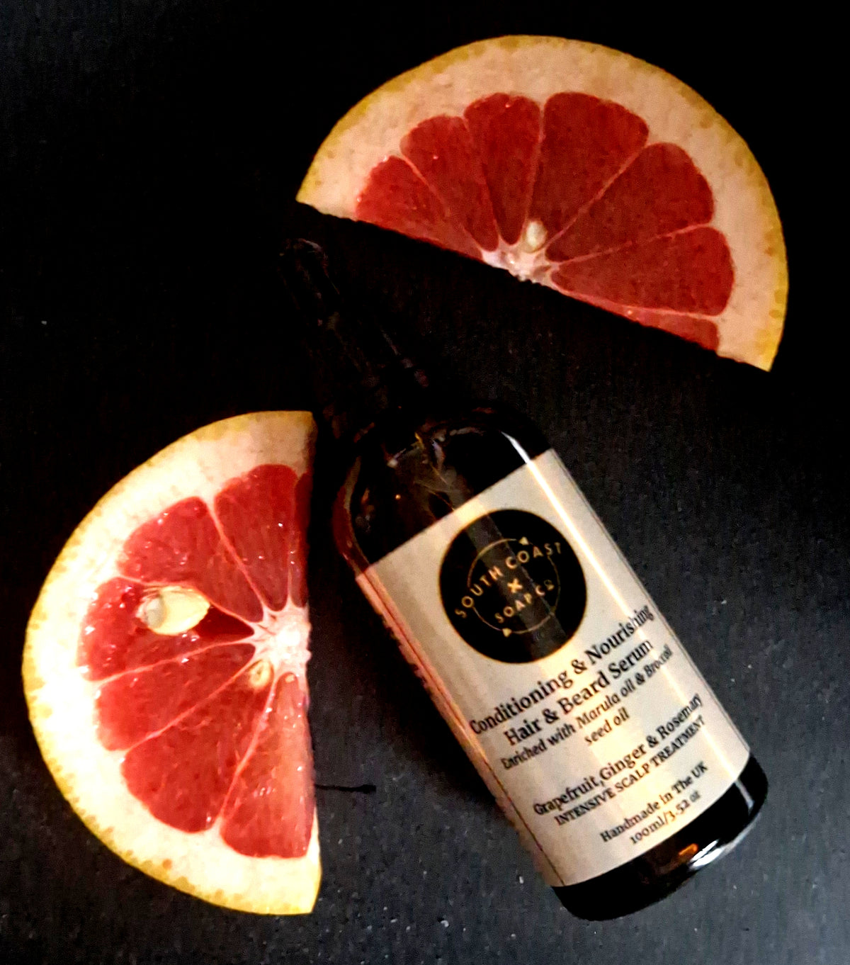 GRAPEFRUIT,GINGER & ROSEMARY HAIR AND BEARD SERUM
